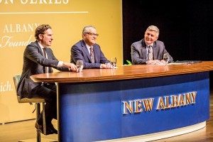 Harvard Law Professor and Bloomberg Columnist Noah Feldman, CNN Senior Analyst and bestselling author, Jeffrey Toobin and former Editor and Associate Publisher for The Columbus Dispatch, Mike Curtin.