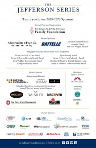 List of Jefferson Series sponsors for the 2019-2020 season