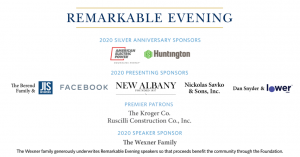 Remarkable Evening event sponsors and their logos