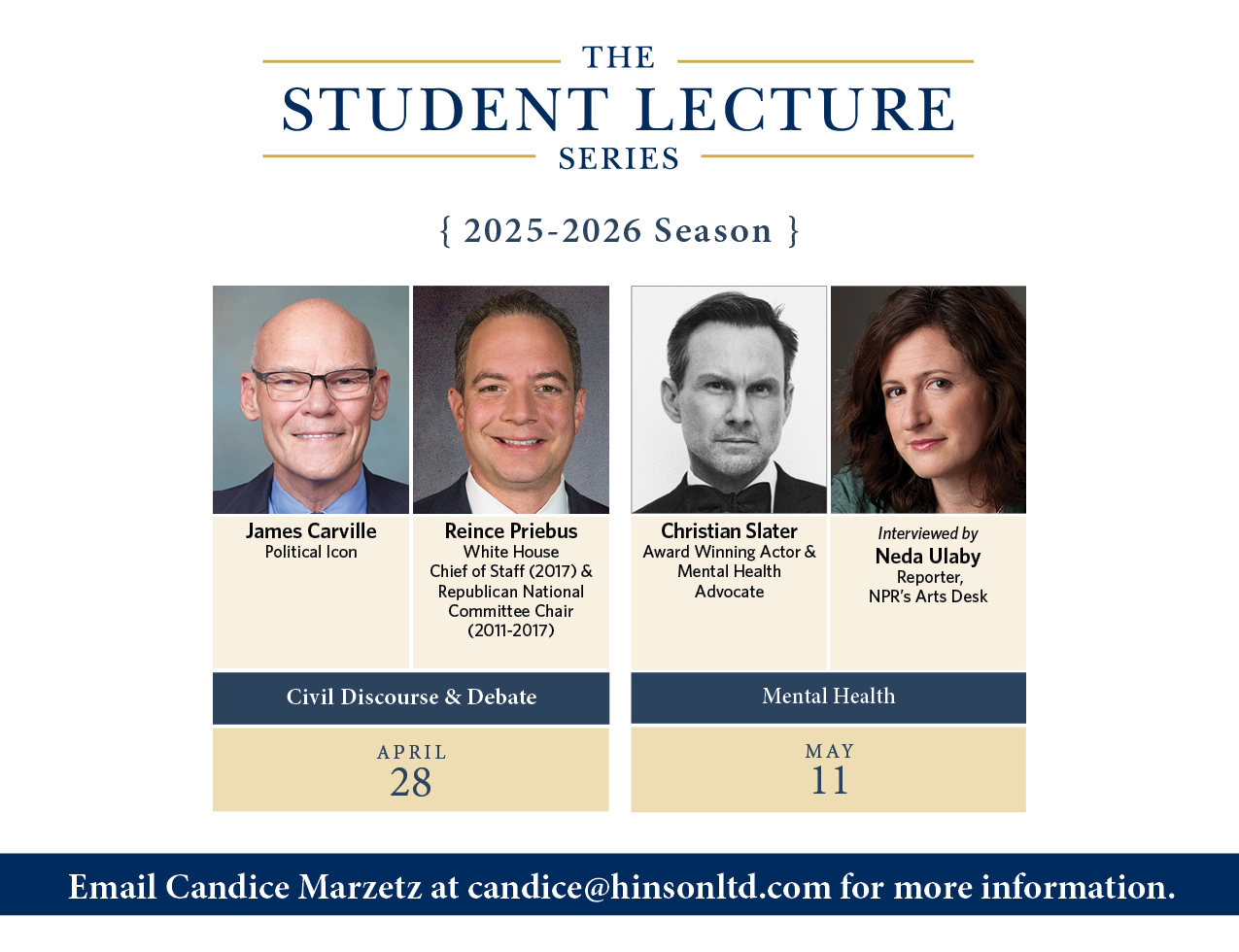 SLS Speaker Lineup 2025-2026