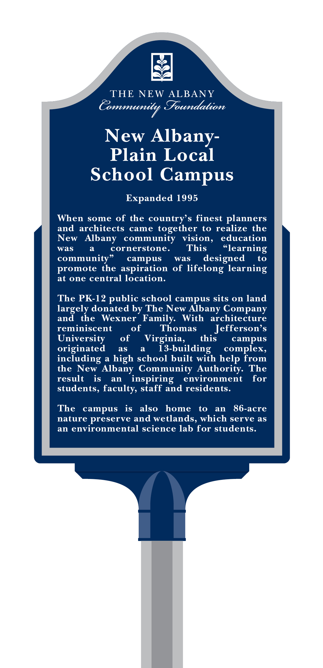 School Campus Milestone Marker